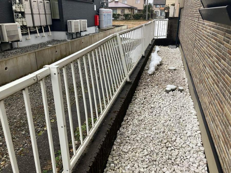 富山市　K様邸　フェンス復旧工事　YKKAP